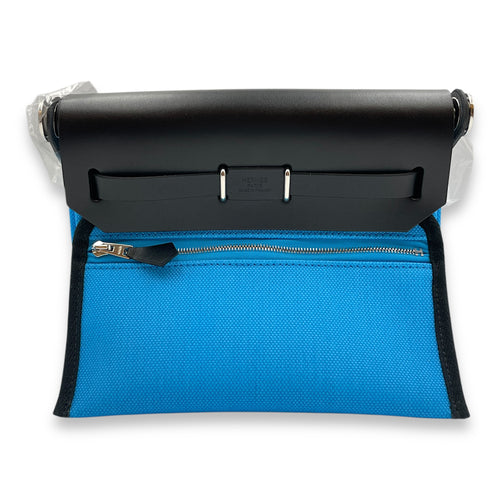 Herbag 20 Noir/New Blue Jean in Vache Hunter/Toile, Palladium hardware