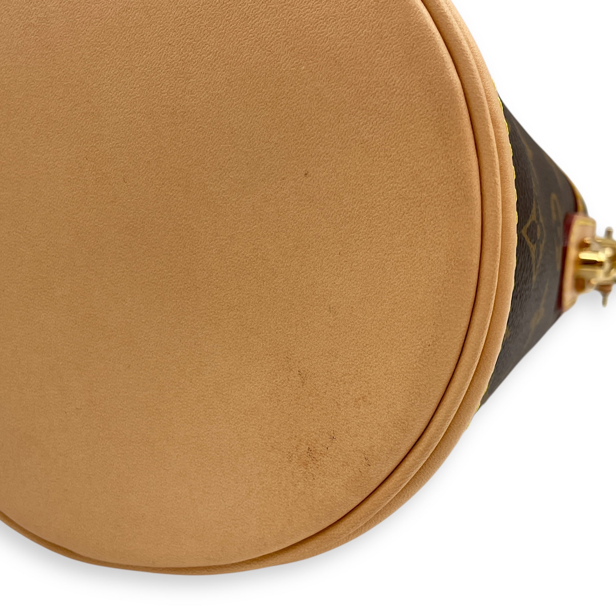 Monogram Duffle Crossbody Bag in Coated Canvas, Gold hardware
