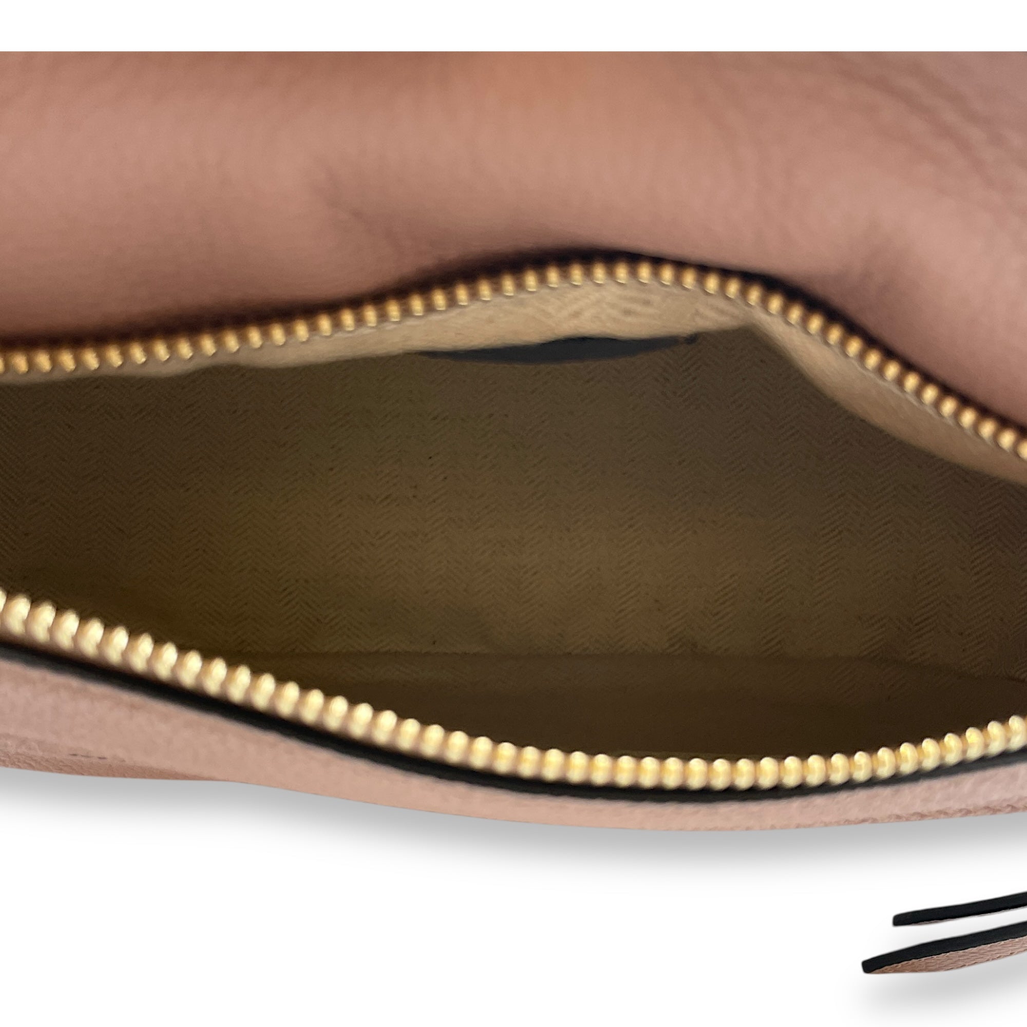 Puzzle Medium Mauve Crossbody Bag in Calfskin, Gold hardware
