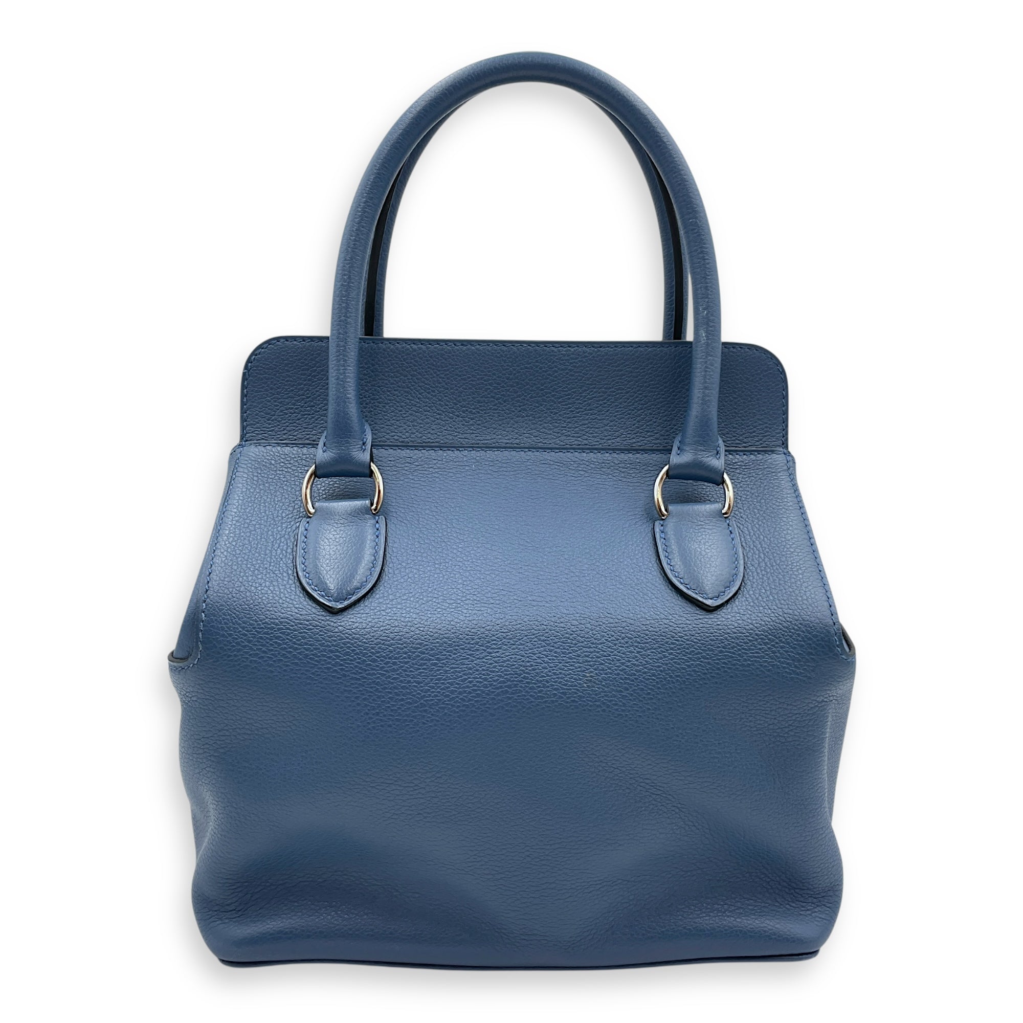 Toolbox Verso 20 Blue Agate/Gris Mouette in Evercolor, Palladium hardware