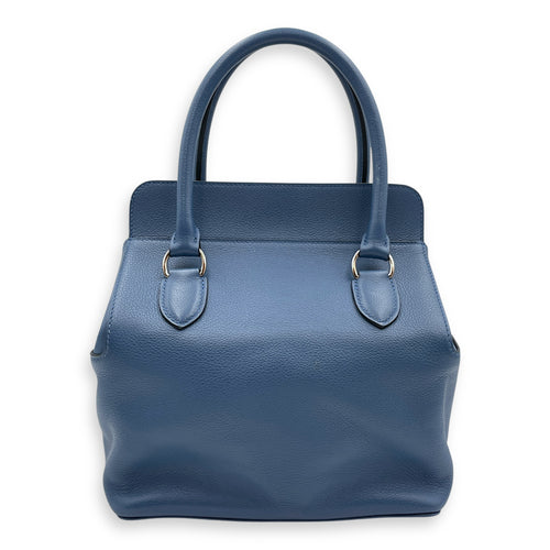 Toolbox Verso 20 Blue Agate/Gris Mouette in Evercolor, Palladium hardware