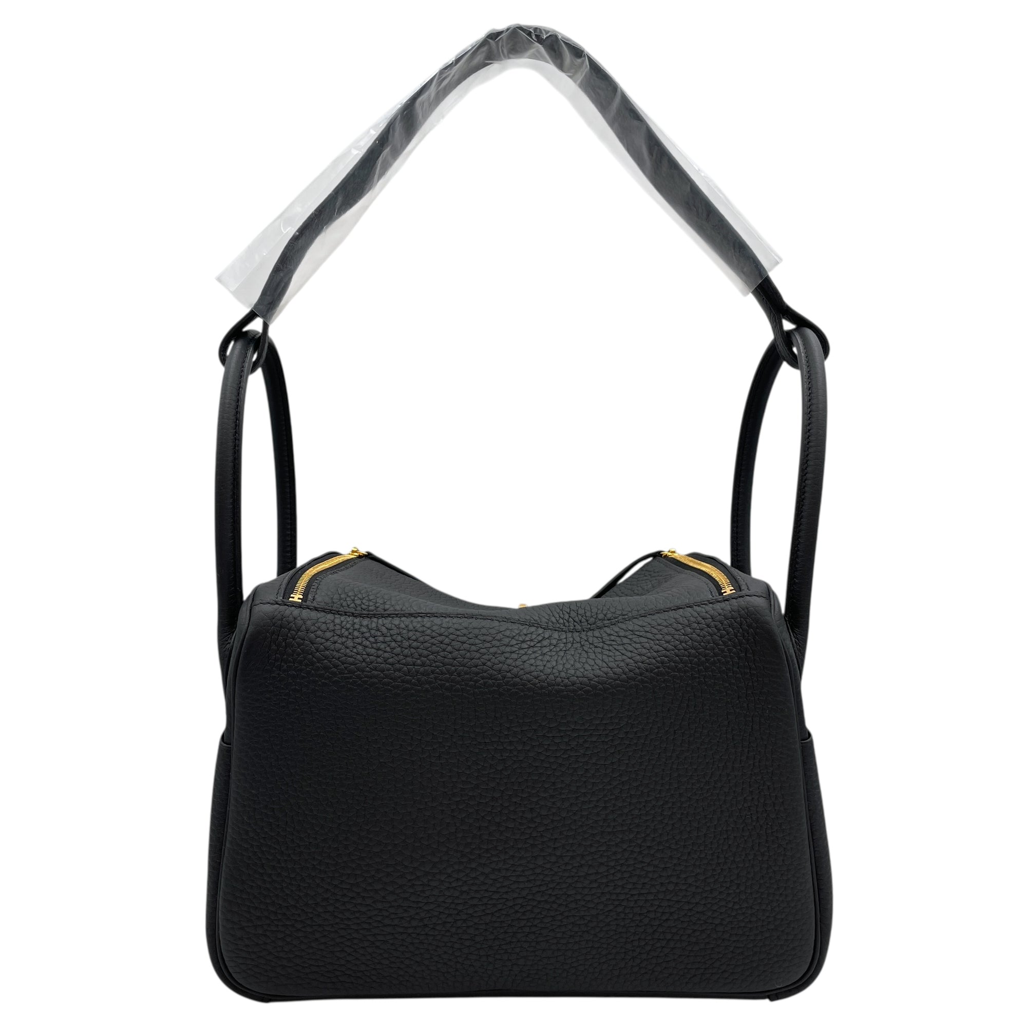 Lindy 26 Black in Clemence, Gold hardware