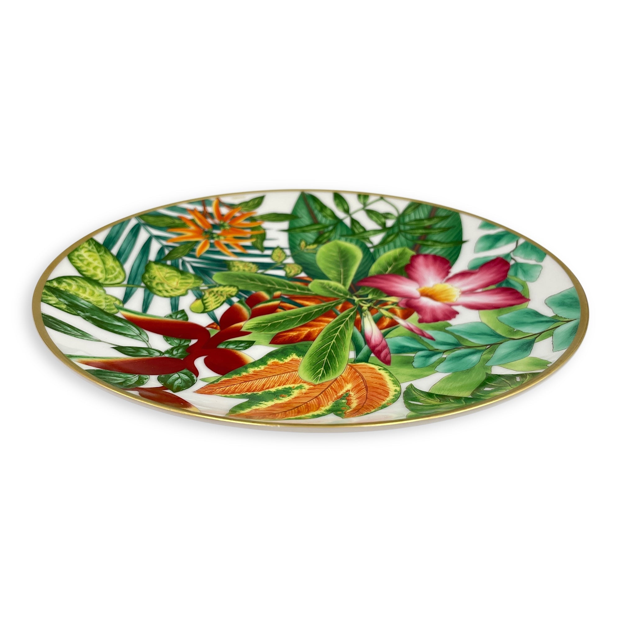 Passifolia Dessert Plate Gold hardware