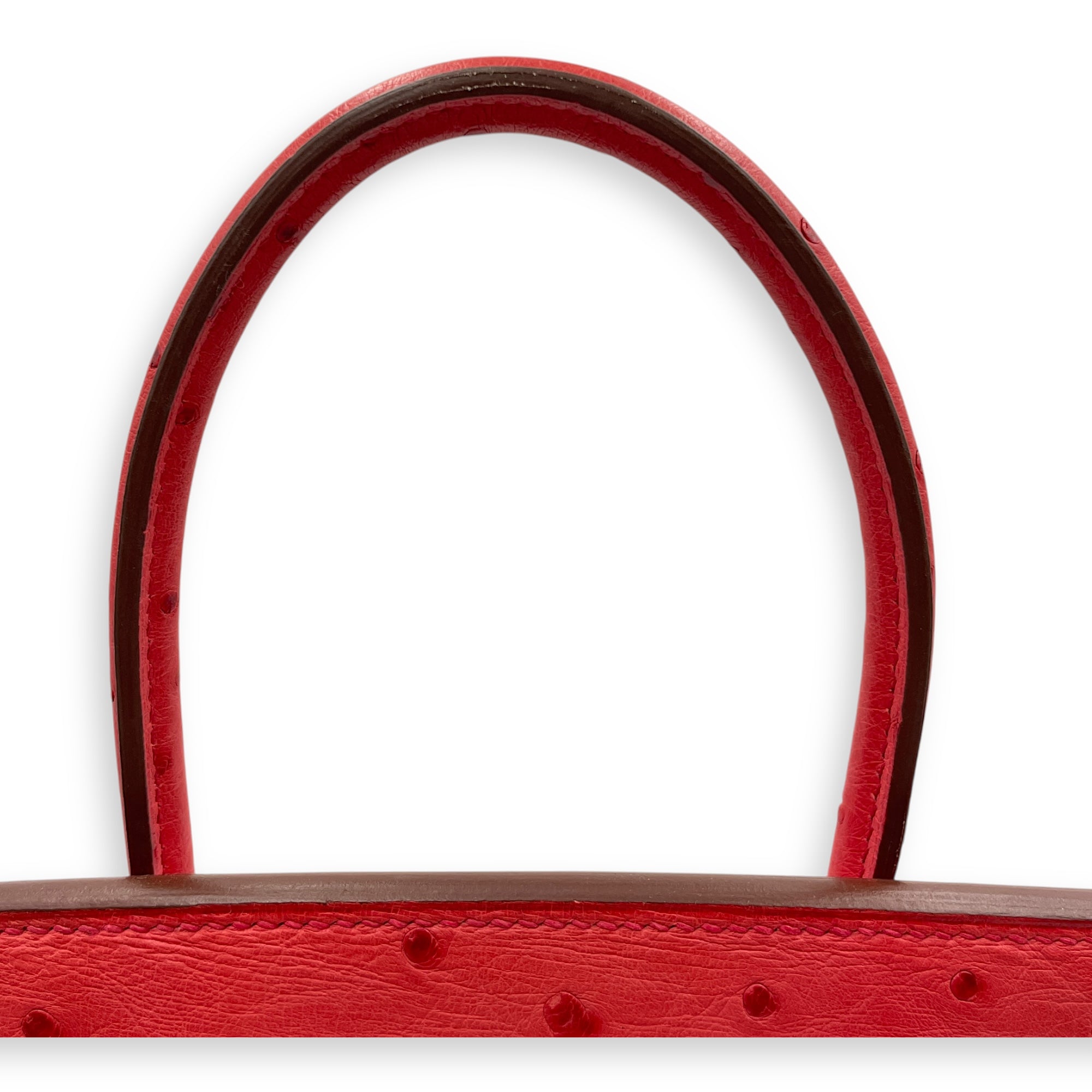 Birkin 30 Bougainvillier in Ostrich Palladium hardware CL2506-13218 12