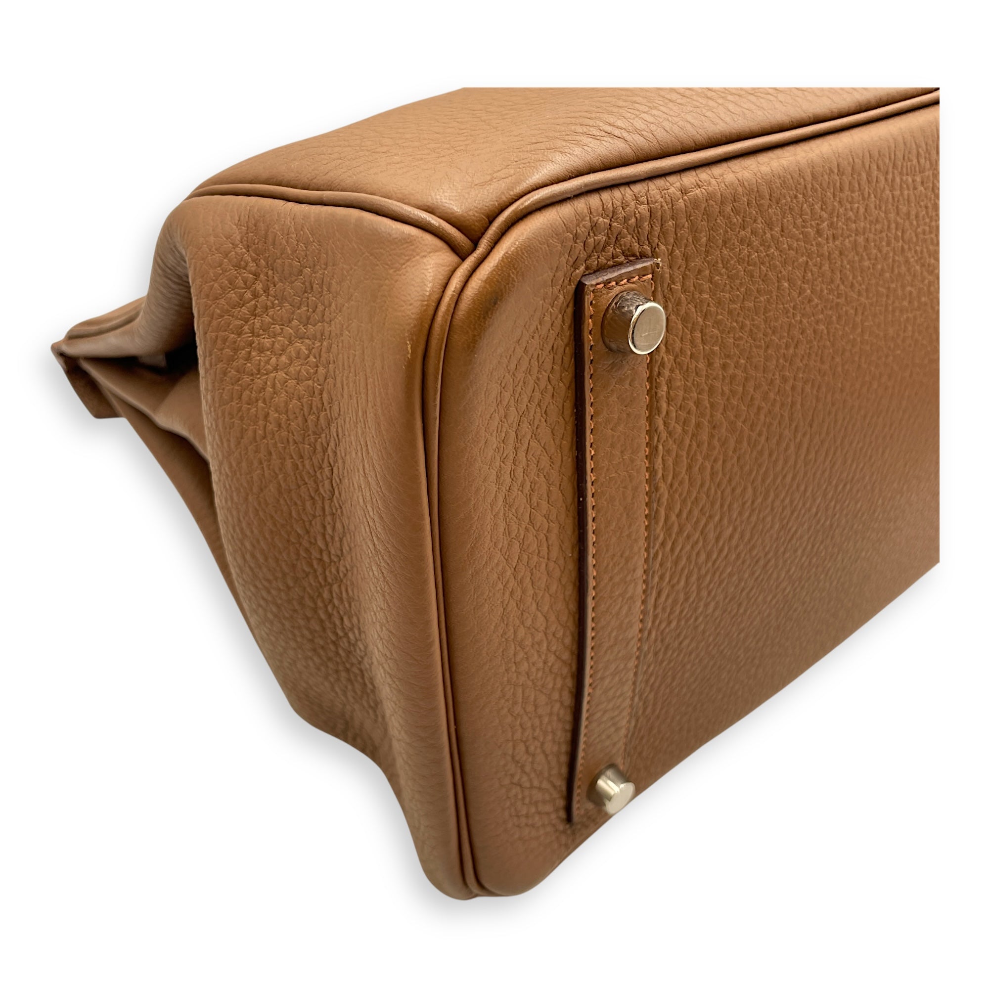 Birkin 35 Marron d'Inde in Clemence, Palladium hardware