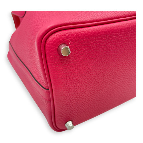 Picotin 18 Rose Mexico/Rouge De Coeur in Clemence/Swift, Palladium hardware