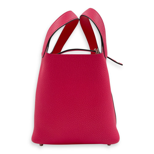 Picotin 18 Rose Mexico/Rouge De Coeur in Clemence/Swift, Palladium hardware