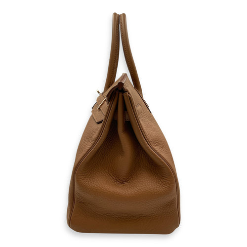 Birkin 35 Marron d'Inde in Clemence, Palladium hardware