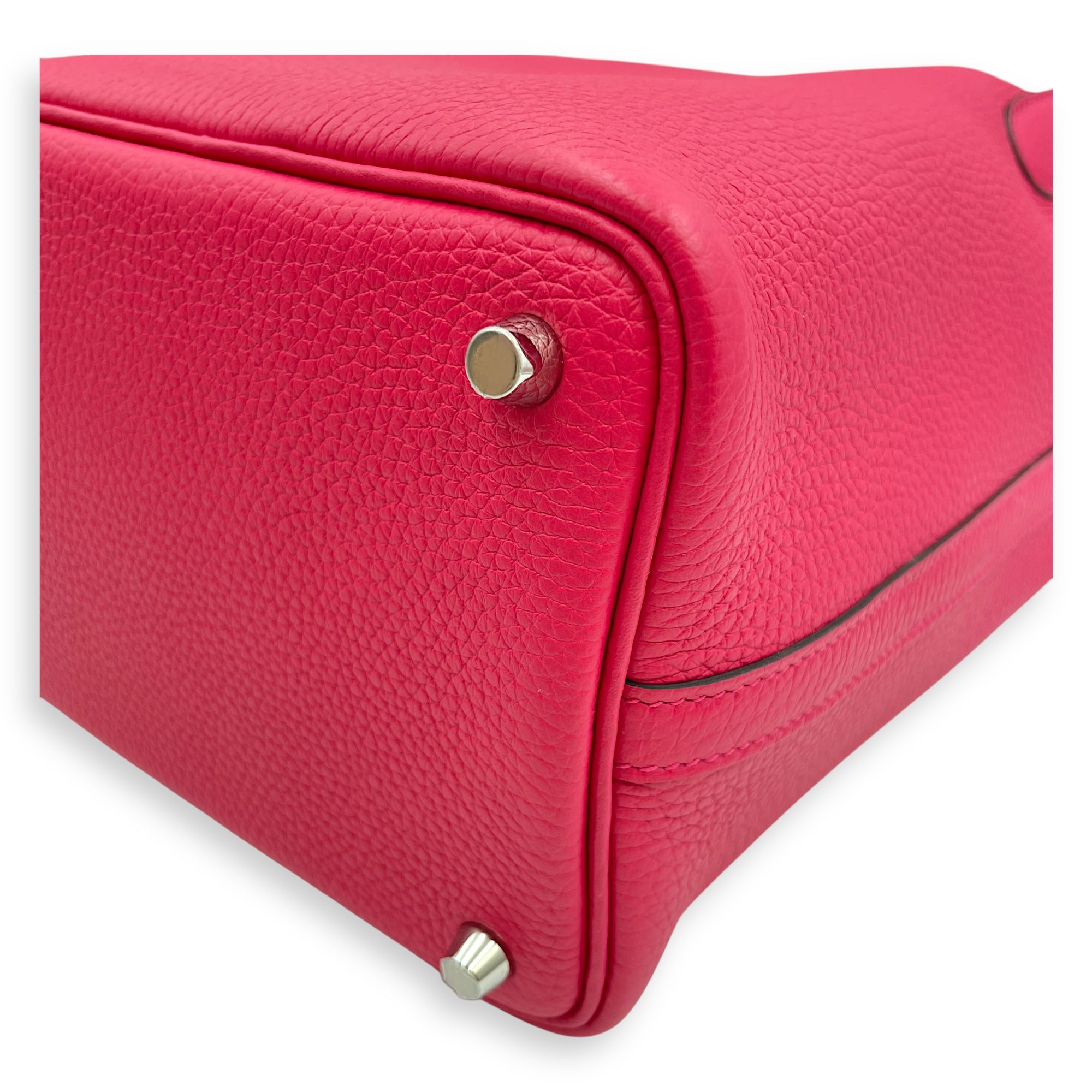 Picotin 18 Rose Mexico/Rouge De Coeur in Clemence/Swift, Palladium hardware