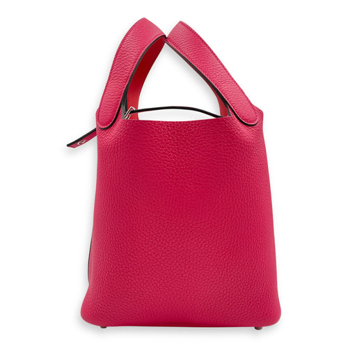 Picotin 18 Rose Mexico/Rouge De Coeur in Clemence/Swift, Palladium hardware