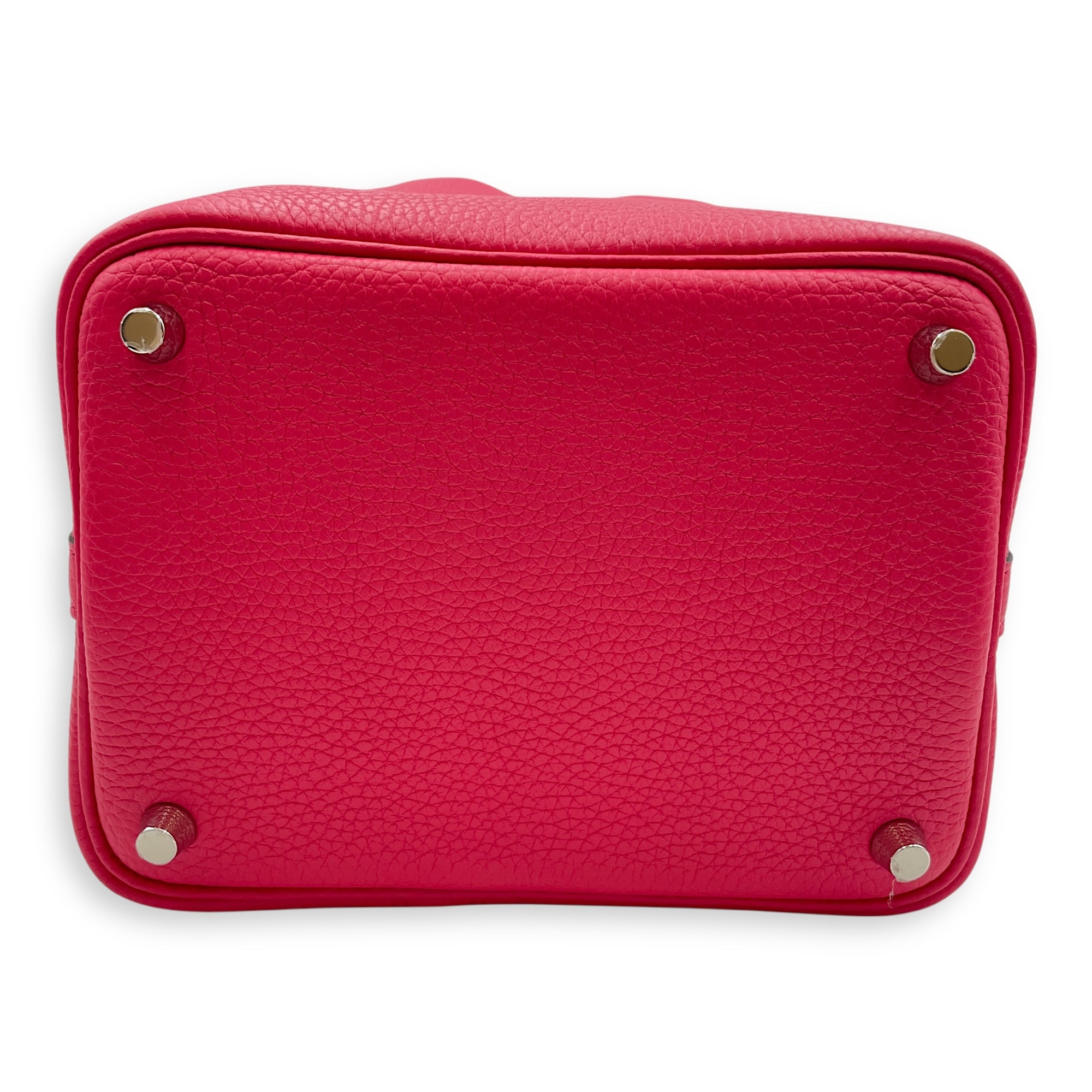 Picotin 18 Rose Mexico/Rouge De Coeur in Clemence/Swift, Palladium hardware