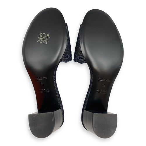Gwladys 45 Sandal. Sz: 38 Denim Sandals in Toile