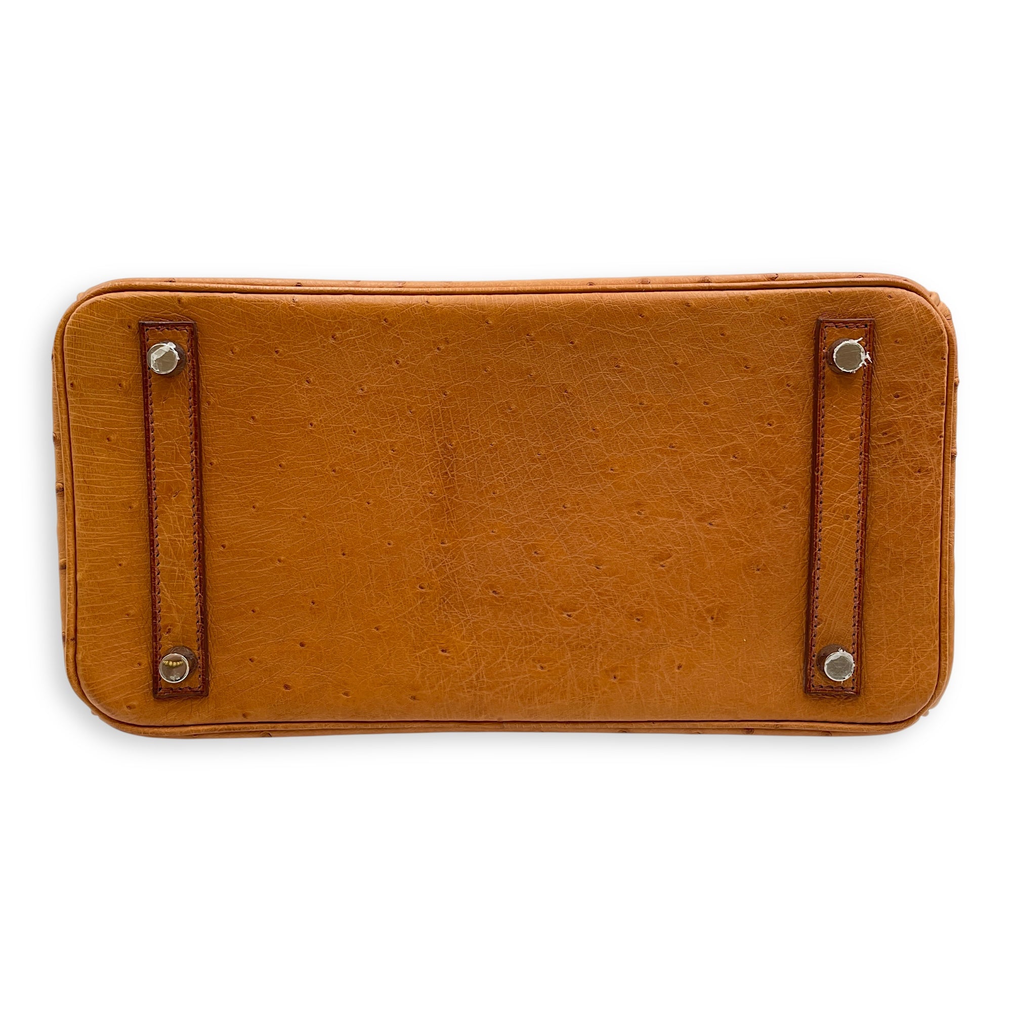 Birkin 30 Cognac in Ostrich, Palladium hardware