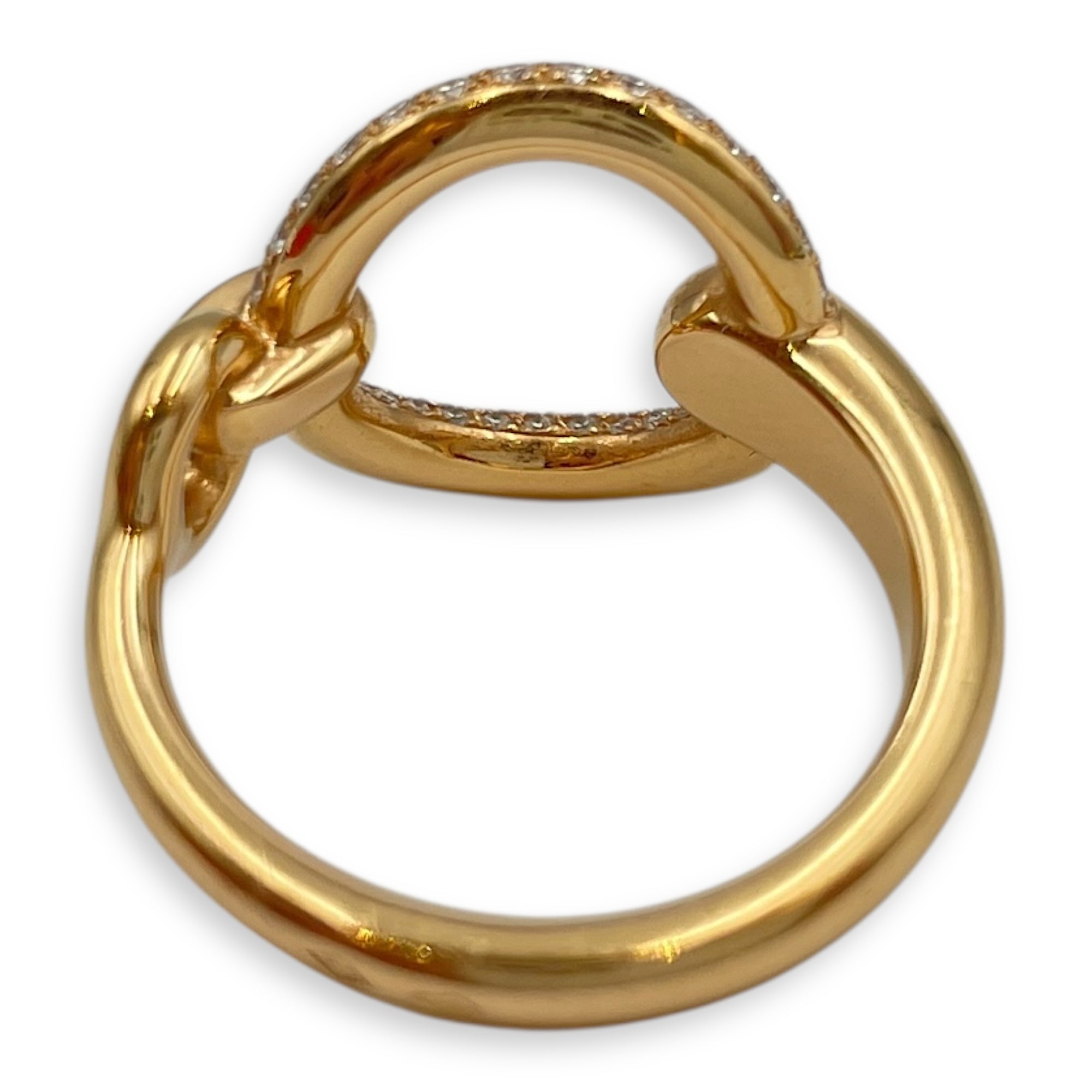 Filet d'Or, Large Model 51 Ring in Rose Gold Hardware