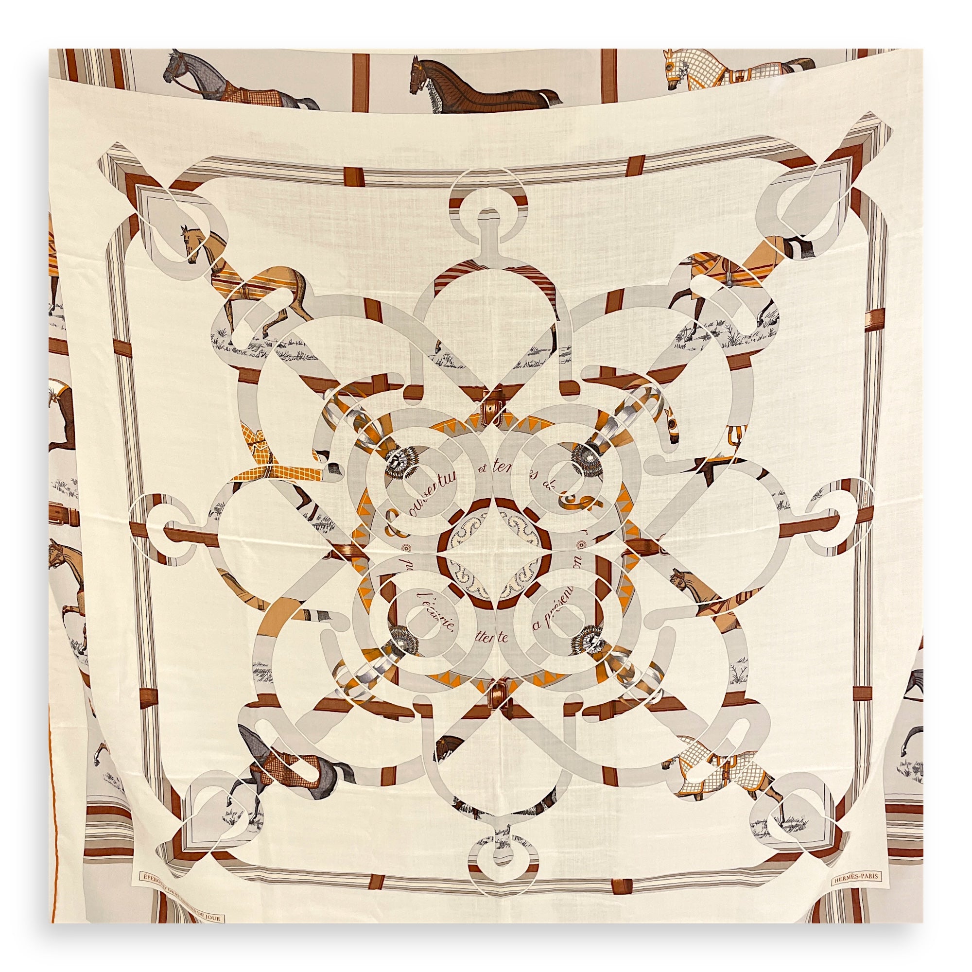 Eperon D'or Et Tenues De Jour 140 Blanc/Caramel/Orange Cuit Shawl