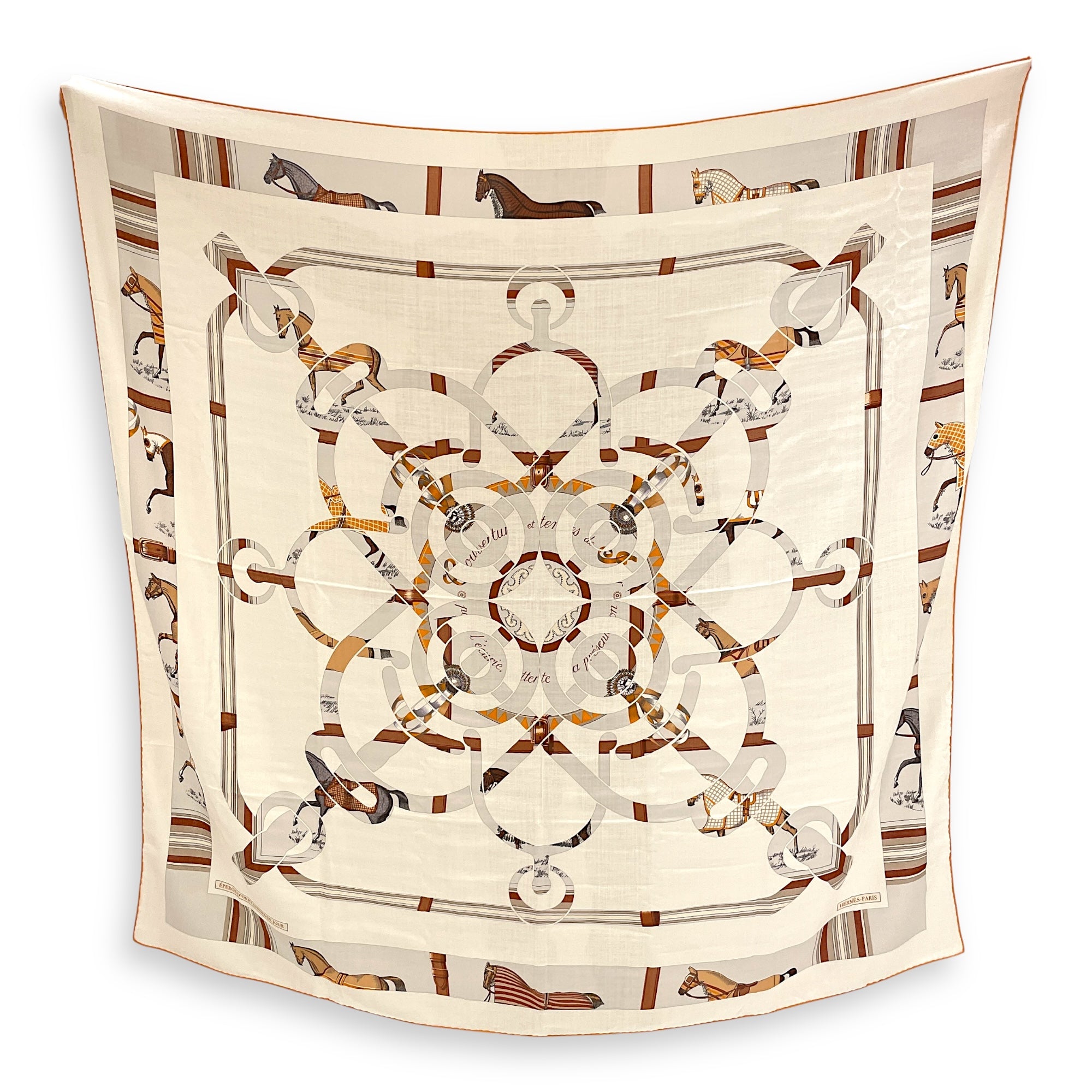 Eperon D'or Et Tenues De Jour 140 Blanc/Caramel/Orange Cuit Shawl
