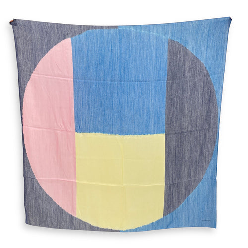 H 2002 100 Rose/Indigo/Jaune Scarf CL2506-13280 1
