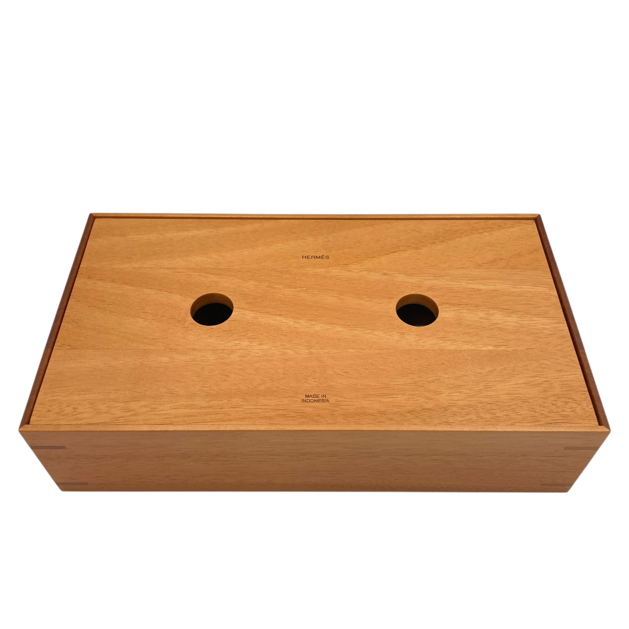Pleiade Small Model Gold Tissuebox in Taurillon H