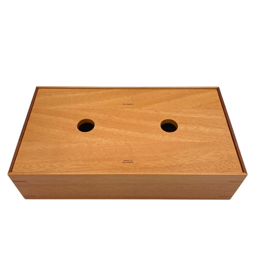Pleiade Small Model Gold Tissuebox in Taurillon H