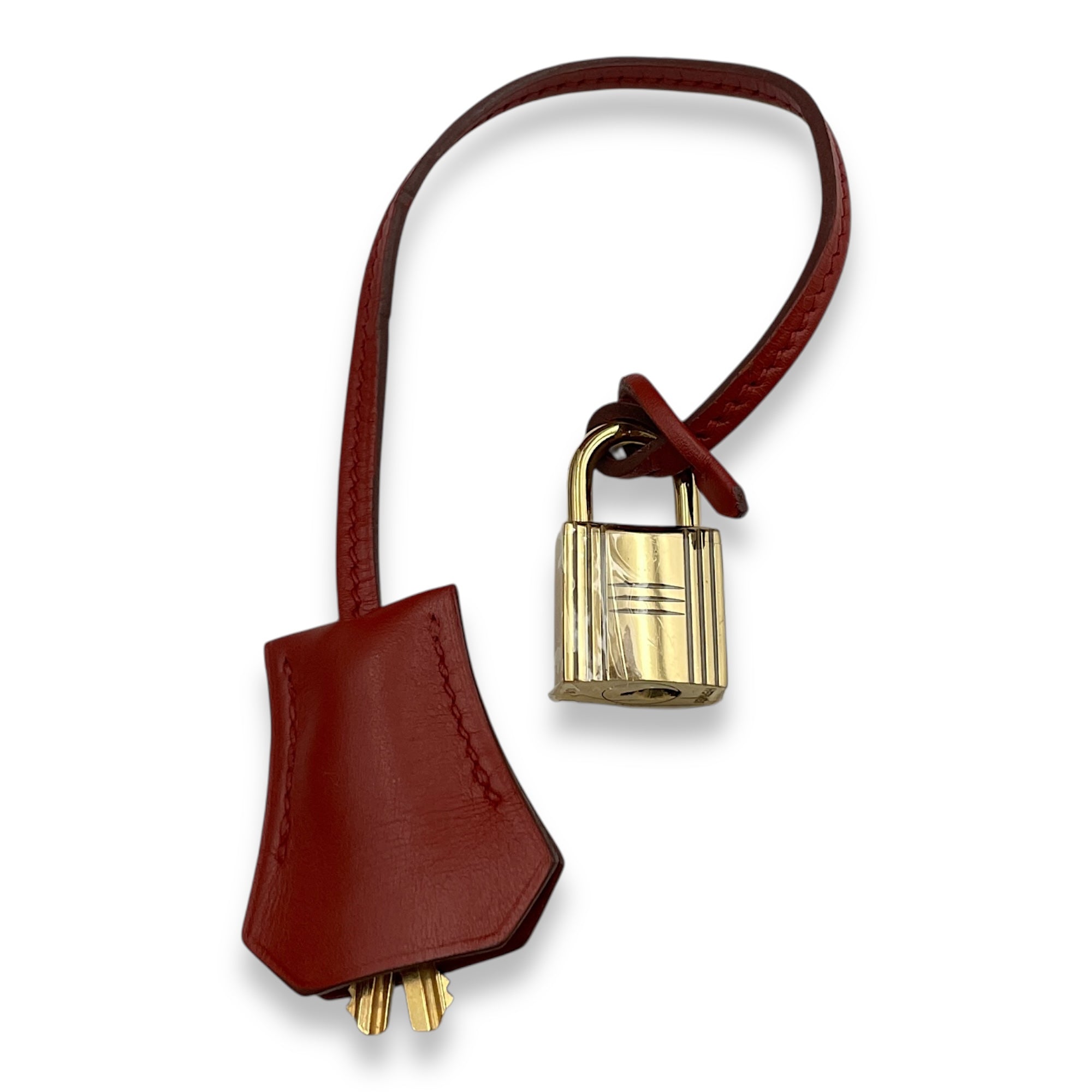 Sellier Kelly 28 Red in Box, Gold hardware
