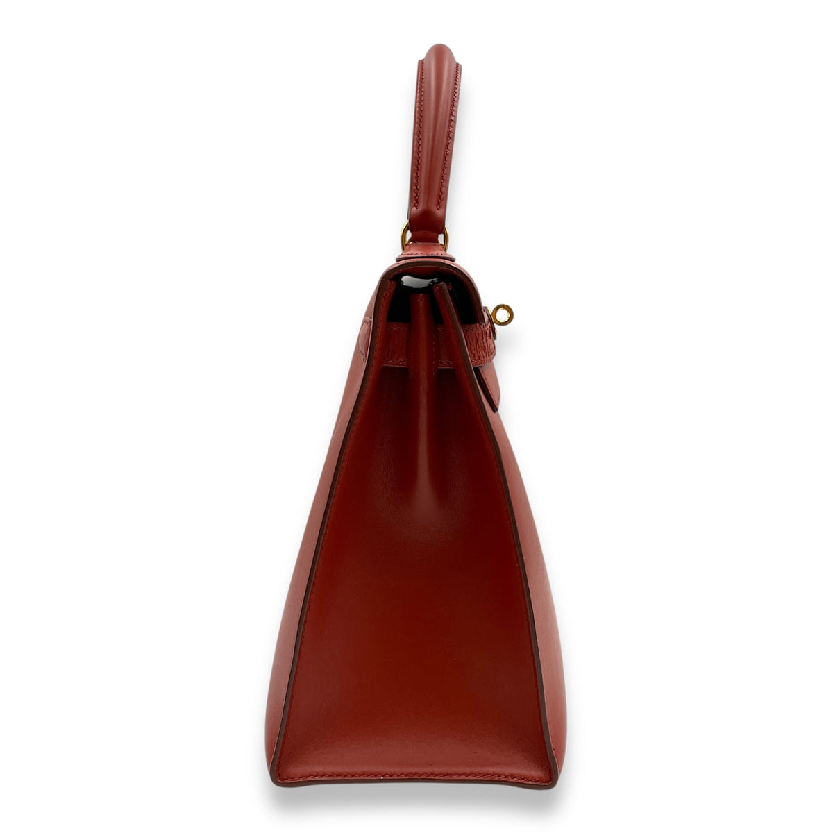 Sellier Kelly 28 Red in Box Gold hardware