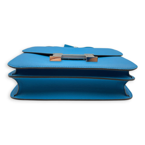 Constance 24 Blue Zanzibar in Evercolor, Palladium hardware