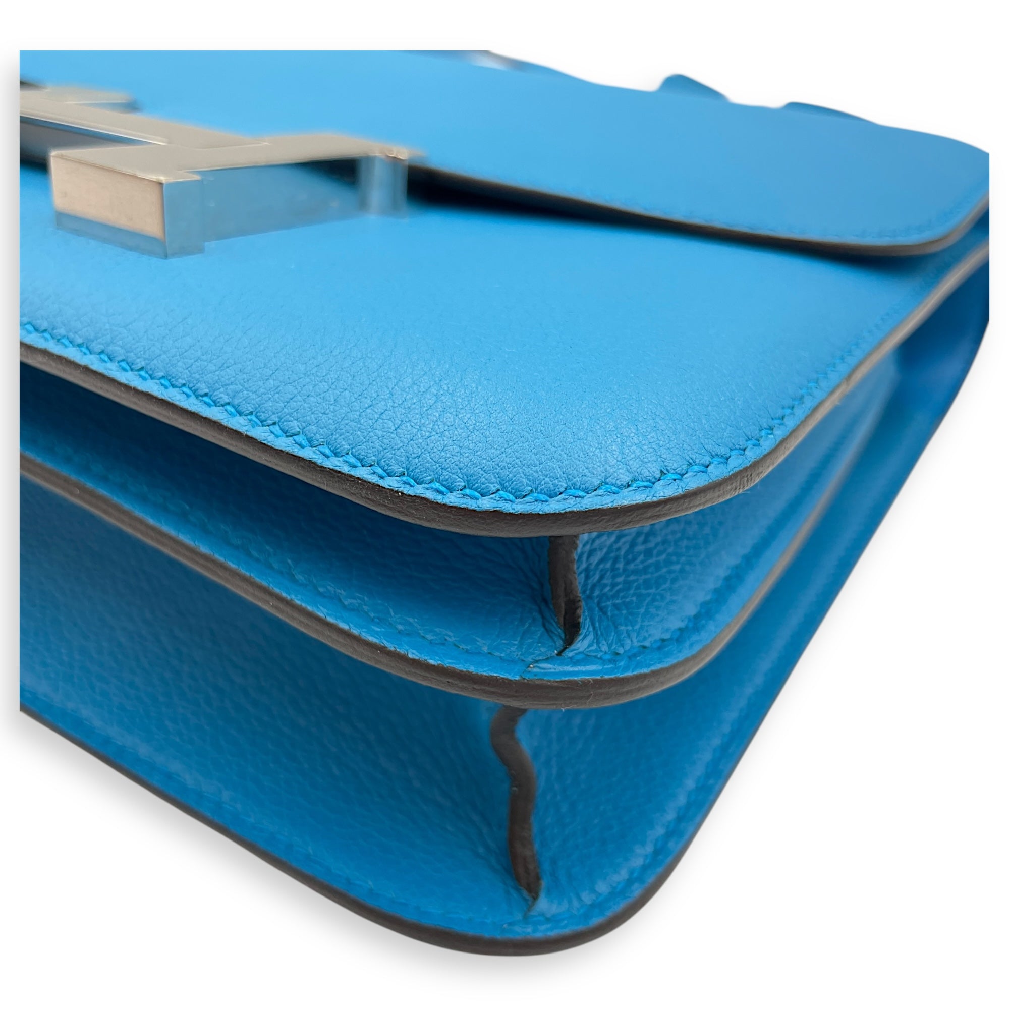 Constance 24 Blue Zanzibar in Evercolor, Palladium hardware