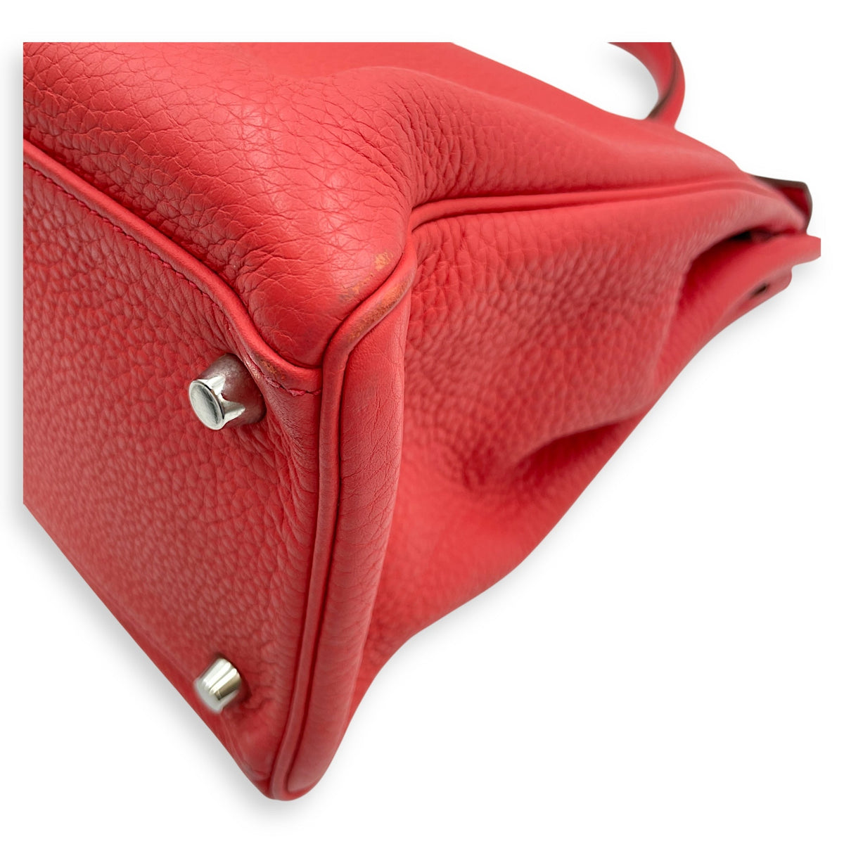 Kelly 35 Bougainvillier in Clemence Palladium hardware