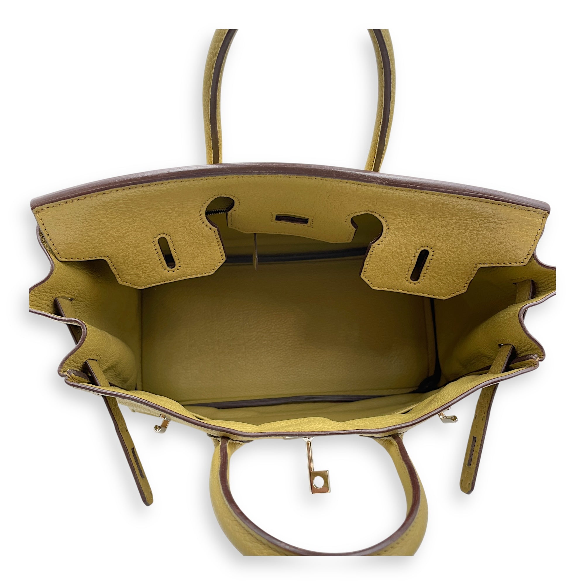 HAC 28 Vert Chatreuse in Chevre Mysore, Palladium hardware