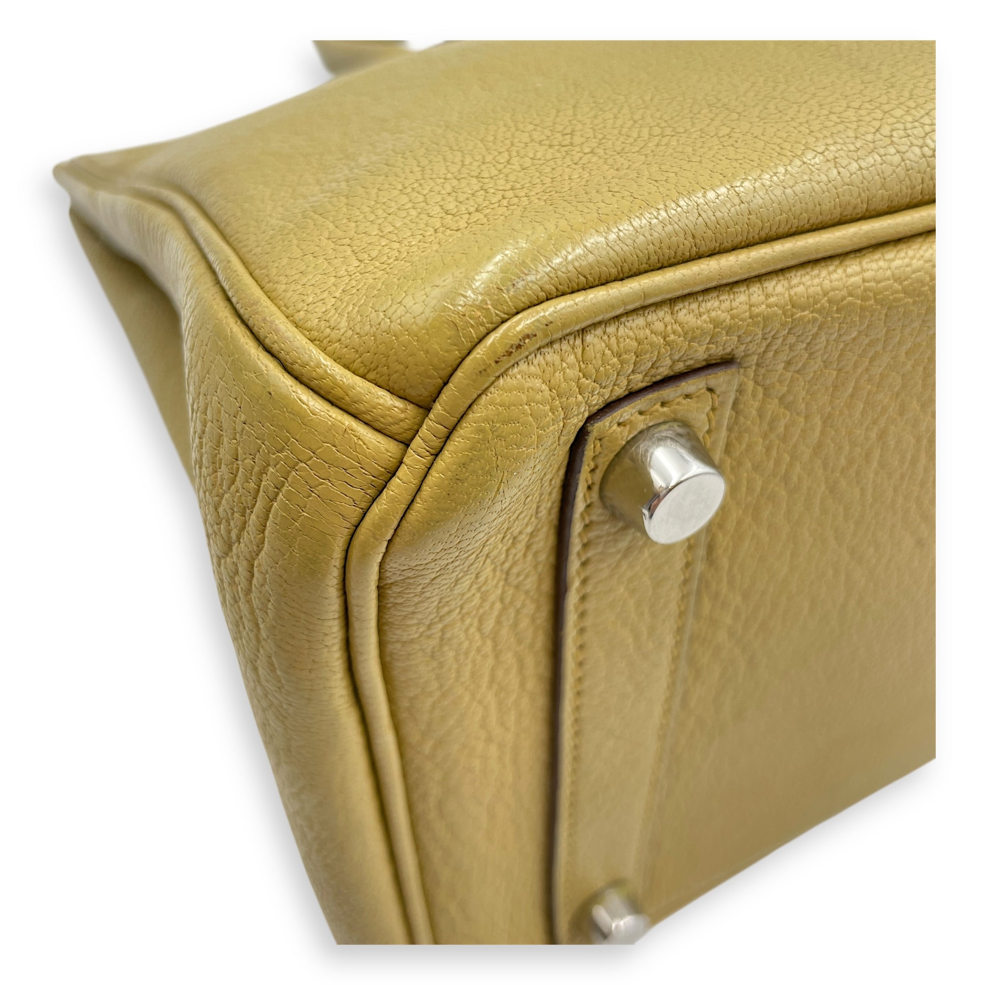 HAC 28 Vert Chatreuse in Chevre Mysore, Palladium hardware