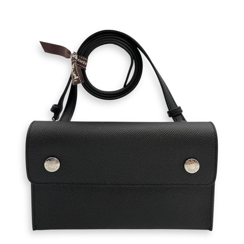 Hermesnap Black in Epsom, Palladium hardware