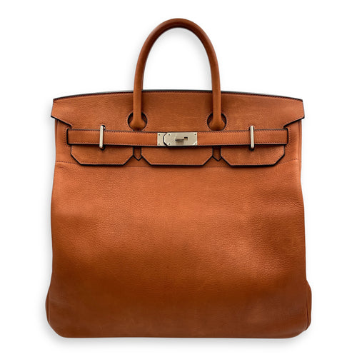 HAC 40 Cuivre in Taurillon Saddle, Brushed Palladium hardware
