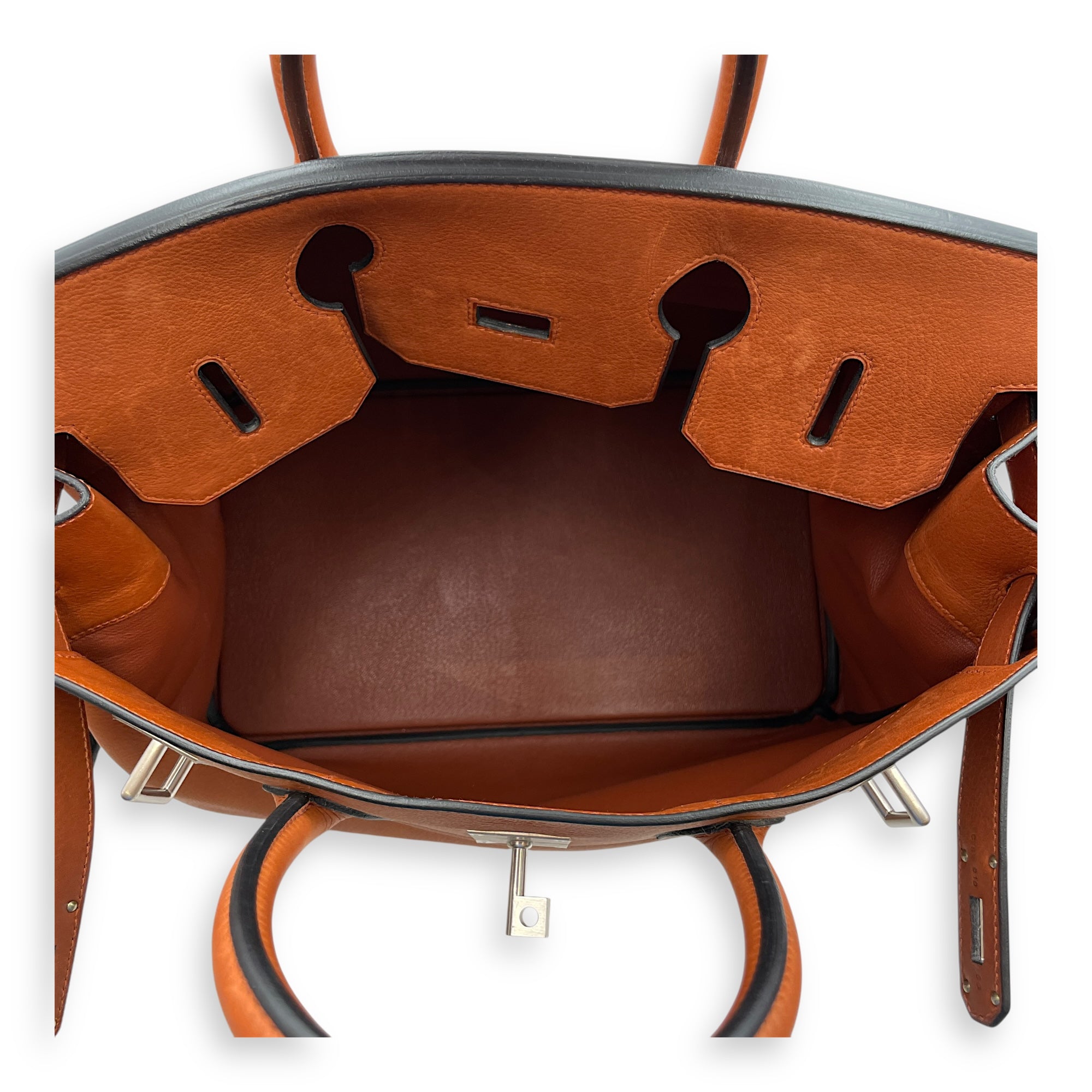 HAC 40 Cuivre in Taurillon Saddle, Brushed Palladium hardware