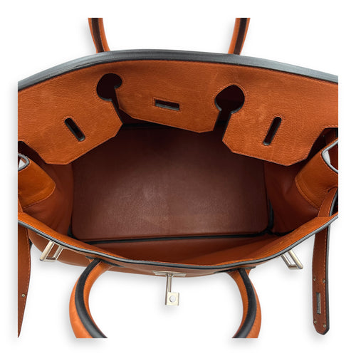 HAC 40 Cuivre in Taurillon Saddle, Brushed Palladium hardware
