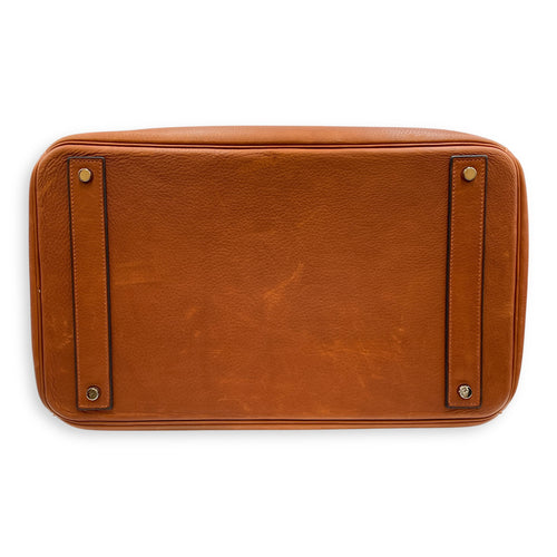 HAC 40 Cuivre in Taurillon Saddle, Brushed Palladium hardware
