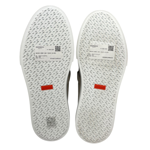 Game 42 Beige Esquisse Slip-on Sneakers in Cherve Leather, Palladium hardware