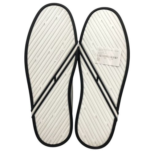 Kiddy 42.5 Blanc Slip-on Sneakers in Cherve Leather