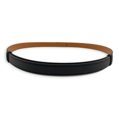 Kelly 18 Black Belt in Epsom, Rose Gold hardware