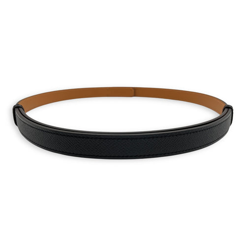 Kelly 18 Black Belt in Epsom, Rose Gold hardware