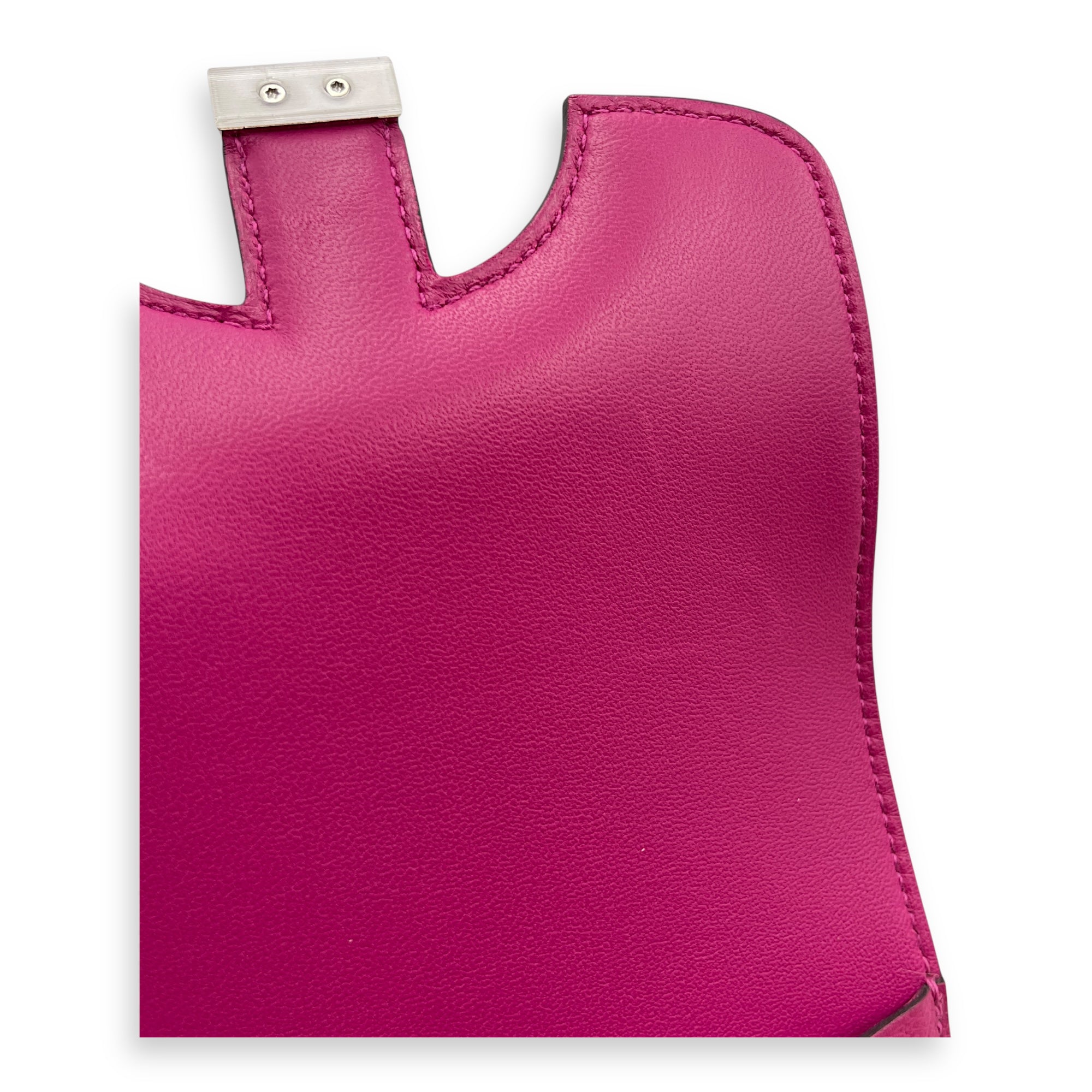 2002 Rose Pourpre Wallet in Evercolor, Palladium hardware