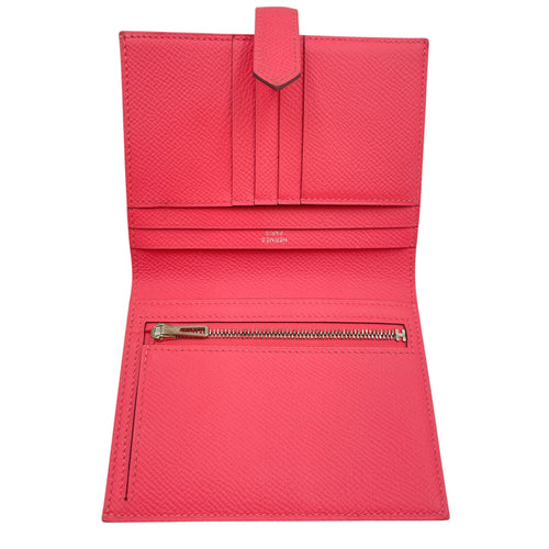 Bearn Compact Rose Azalee Wallet in Epsom Palladium hardware CL2506-13395 6