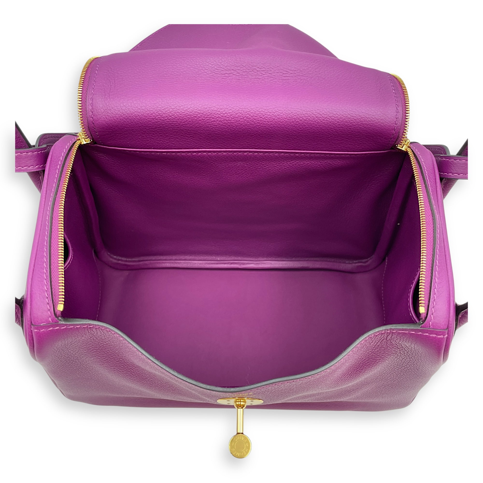 Lindy 26 Anemone in Evercolor, Gold hardware