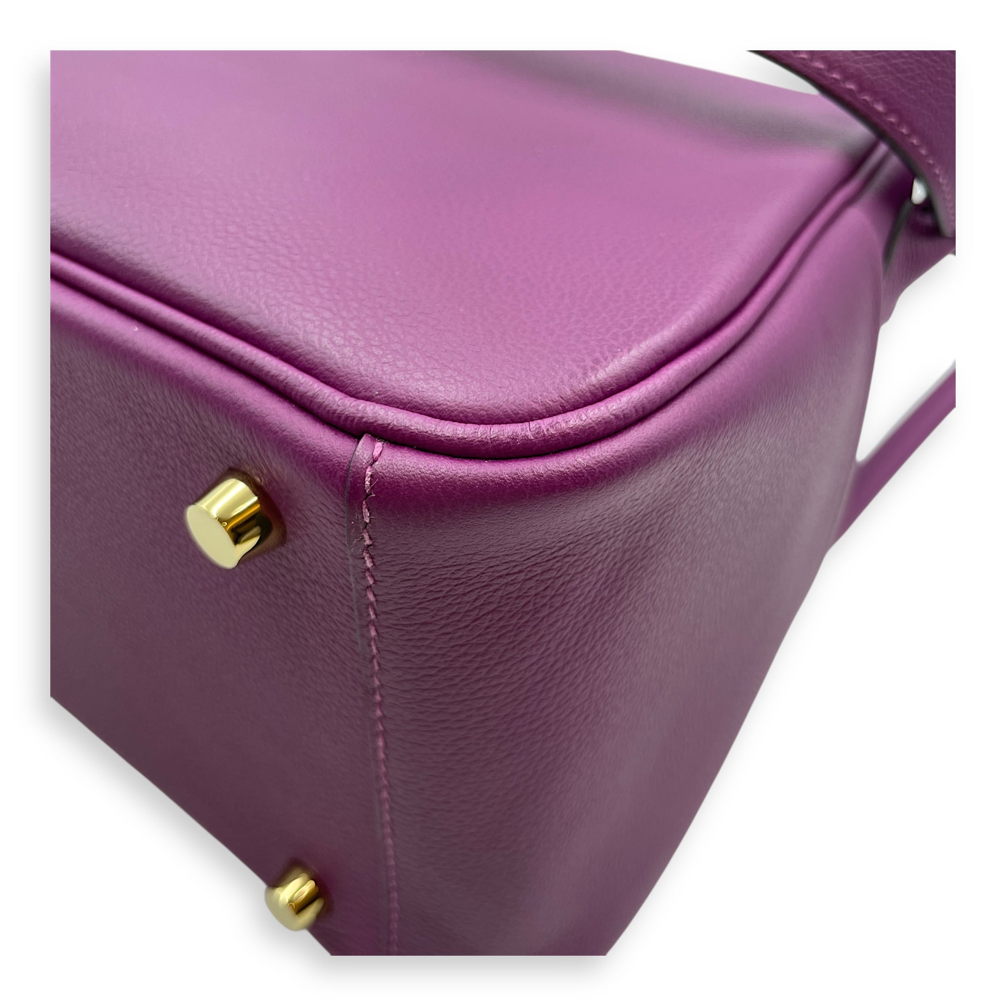Lindy 26 Anemone in Evercolor, Gold hardware