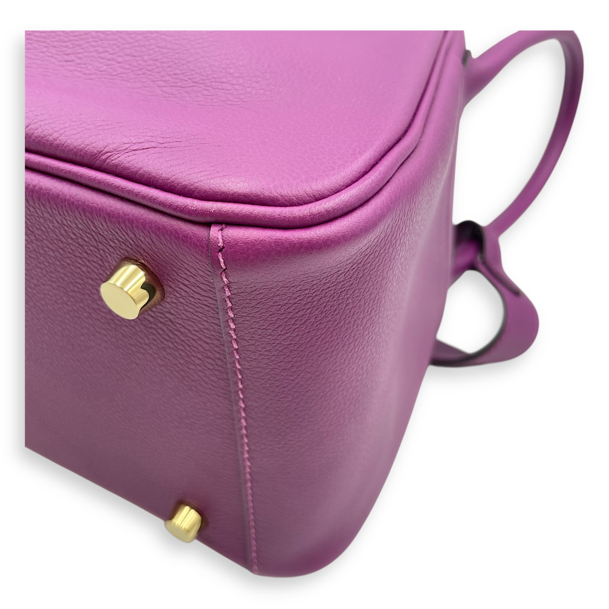 Lindy 26 Anemone in Evercolor, Gold hardware