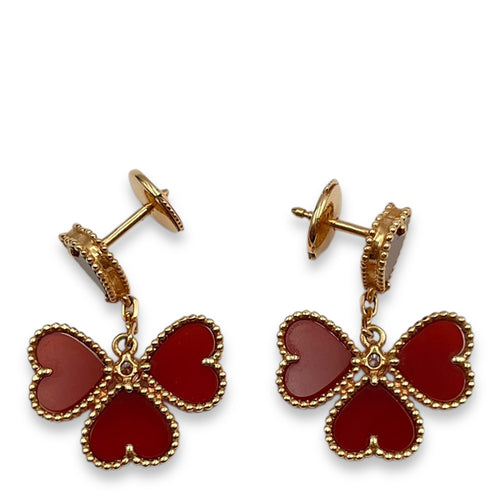 Sweet Hearts Earrings Earrings in Red