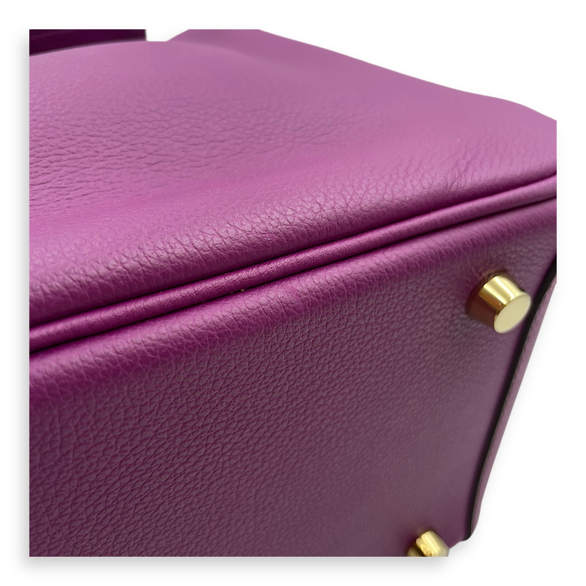 Lindy 26 Anemone in Evercolor, Gold hardware