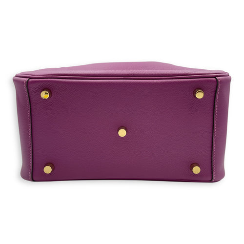 Lindy 26 Anemone in Evercolor, Gold hardware