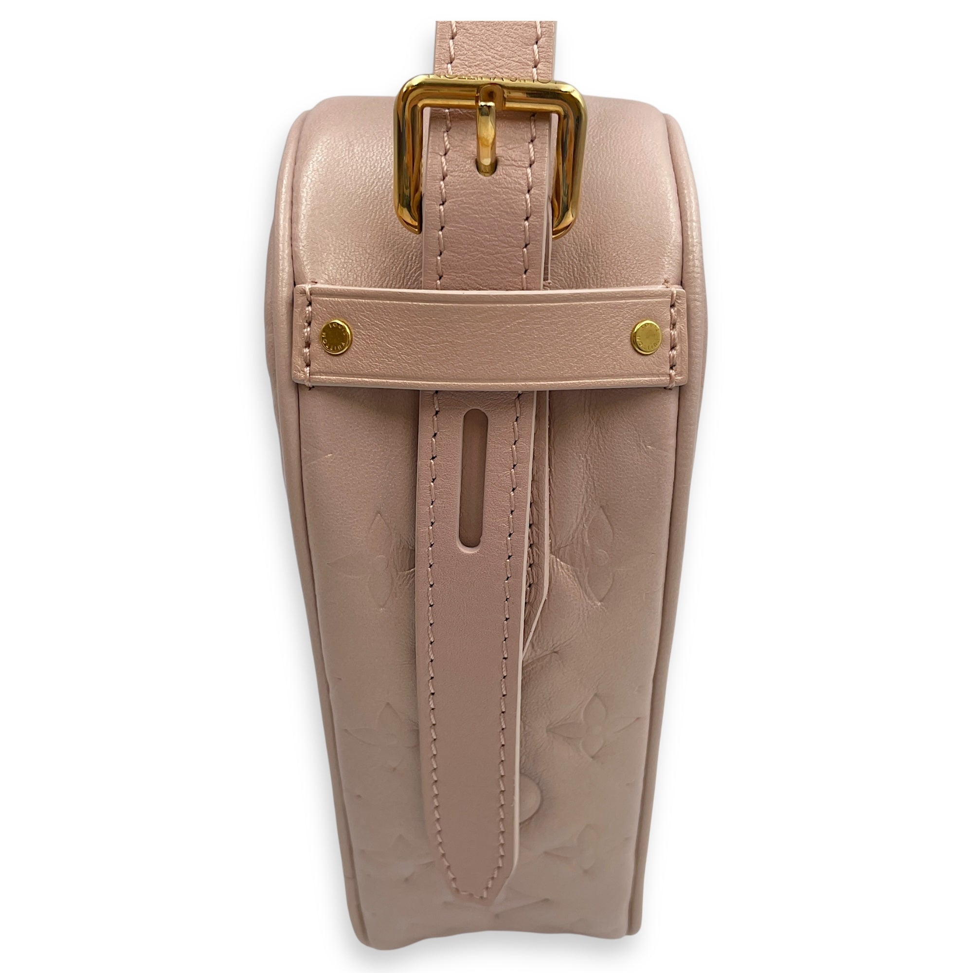 Monogram Fall In Love Sac Coeur Pale Pink Crossbody Bag in Calfskin Gold hardware CL2506-13452 4