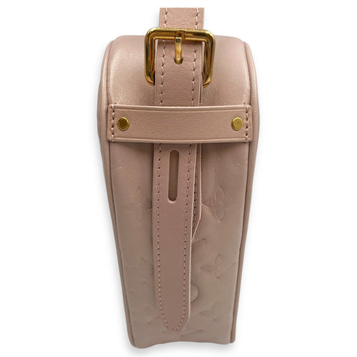 Monogram Fall In Love Sac Coeur Pale Pink Crossbody Bag in Calfskin Gold hardware CL2506-13452 4