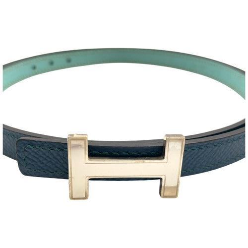 H 13mm x 80cm Colvert/Blue Atoll Belt Kit in Epsom/Swift, Palladium hardware